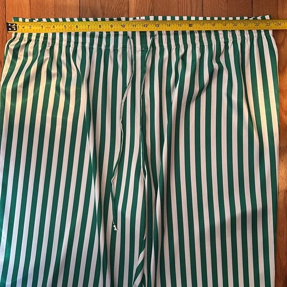 Show Me Your MuMu Classic PJ Pants in spearmint stripe - green & white - Picture 12 of 14